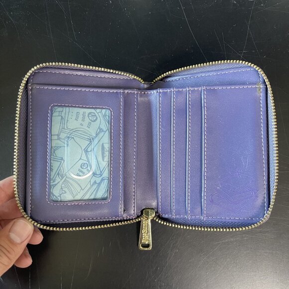 Loungefly DISNEY Princess Books AOP Faux Leather Zip Around Wallet - Picture 6 of 12